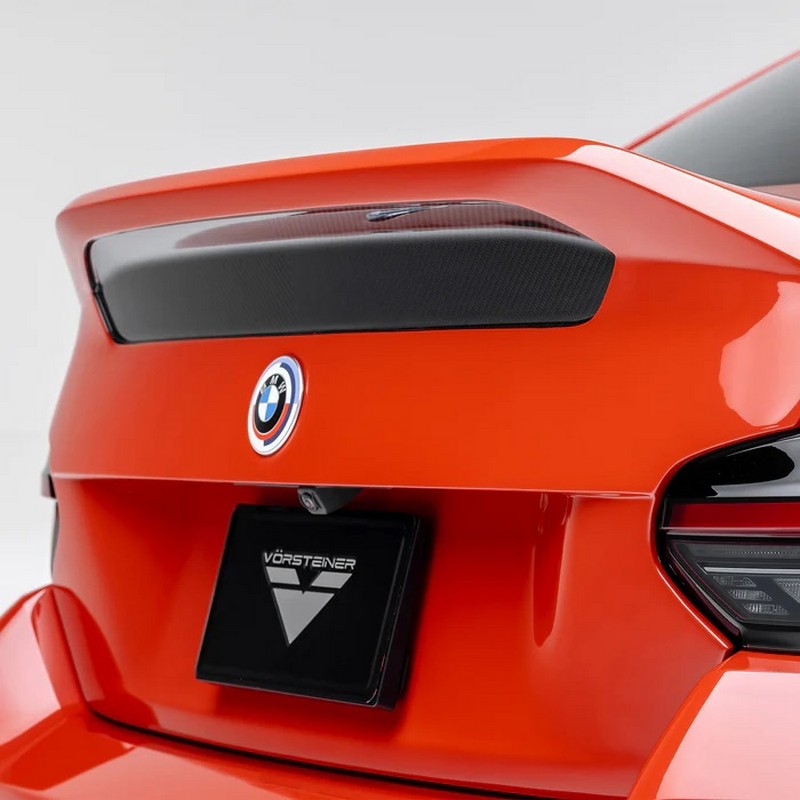 Vorsteiner Aero Bootlid – Carbon Fiber PP 2X2 Glossy for BMW G8X M2 VRS - Image 3