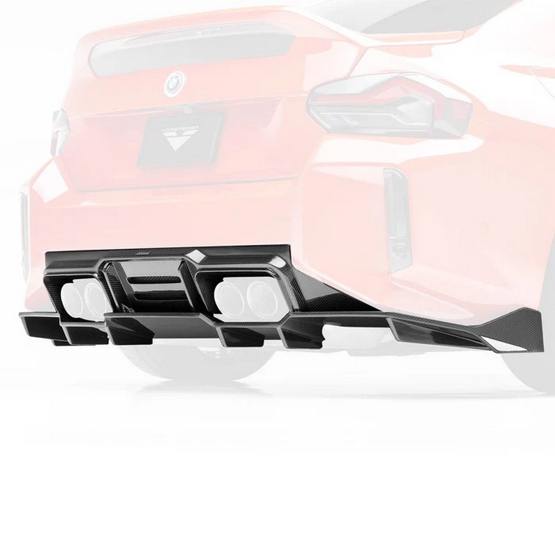 Vorsteiner Aero Diffuser with Under Floor – Carbon Fiber PP 2X2 Glossy for BMW G8X M2 VRS - Image 8