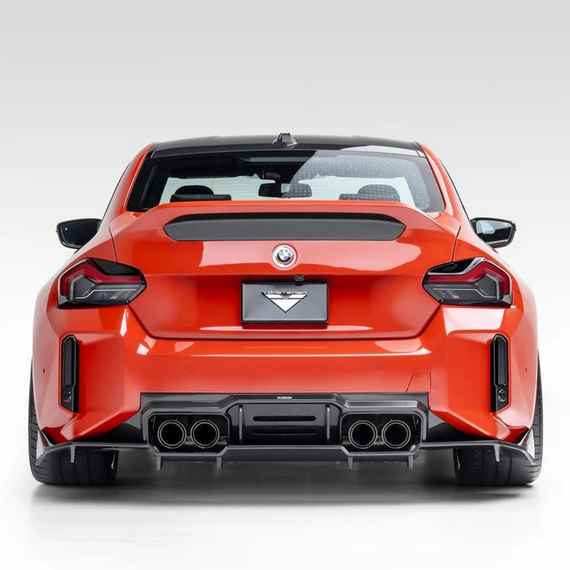 Vorsteiner Aero Diffuser with Under Floor – Carbon Fiber PP 2X2 Glossy for BMW G8X M2 VRS - Image 3