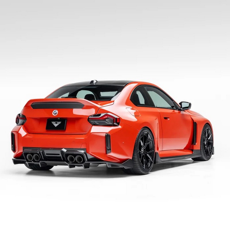 Vorsteiner Aero Diffuser with Under Floor – Carbon Fiber PP 2X2 Glossy for BMW G8X M2 VRS - Image 2