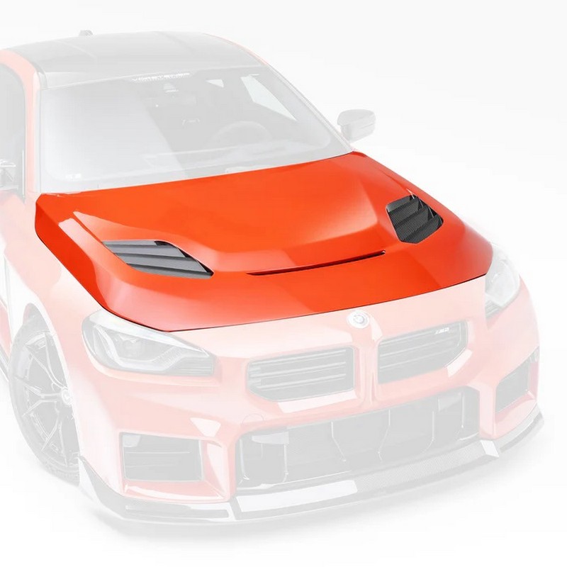 Vorsteiner Aero Hood Carbon Fiber PP 2X2 Glossy for BMW G8X M2 VRS - Image 6