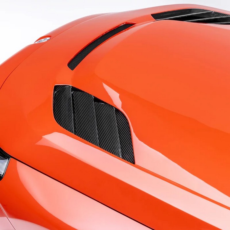 Vorsteiner Aero Hood Carbon Fiber PP 2X2 Glossy for BMW G8X M2 VRS - Image 4