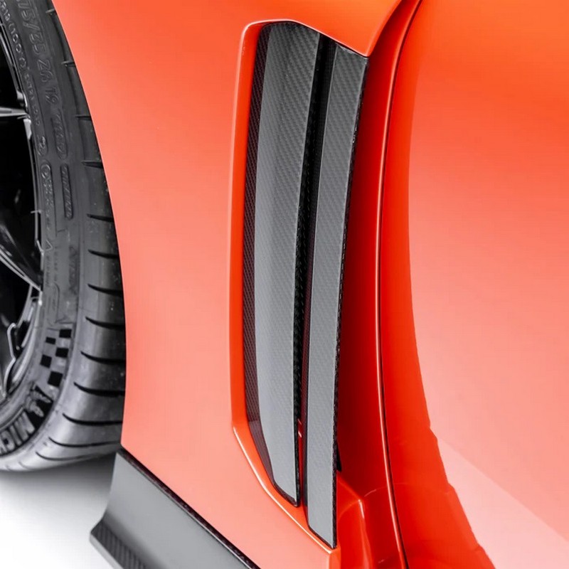 Vorsteiner Aero Vented Fenders with Side Skirts Carbon Fiber PP 2X2 Glossy for BMW G8X M2 VRS - Image 13