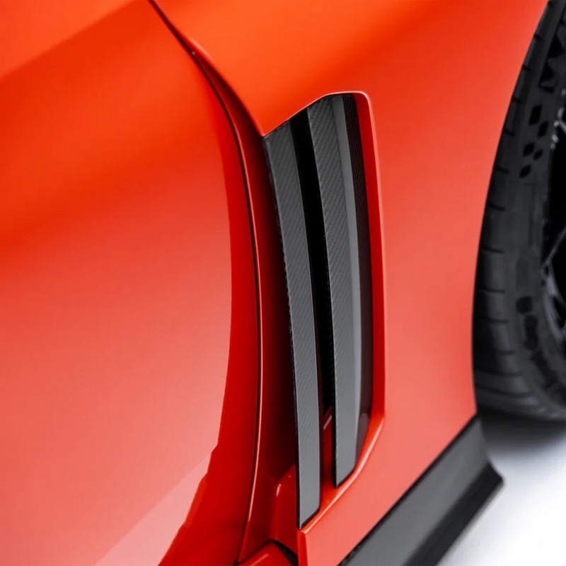 Vorsteiner Aero Vented Fenders with Side Skirts Carbon Fiber PP 2X2 Glossy for BMW G8X M2 VRS - Image 10