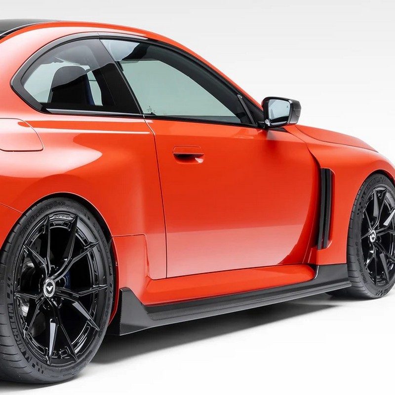 Vorsteiner Aero Vented Fenders with Side Skirts Carbon Fiber PP 2X2 Glossy for BMW G8X M2 VRS - Image 9