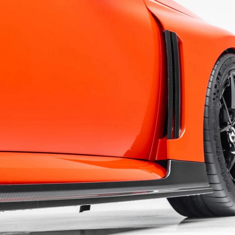 Vorsteiner Aero Vented Fenders with Side Skirts Carbon Fiber PP 2X2 Glossy for BMW G8X M2 VRS - Image 6