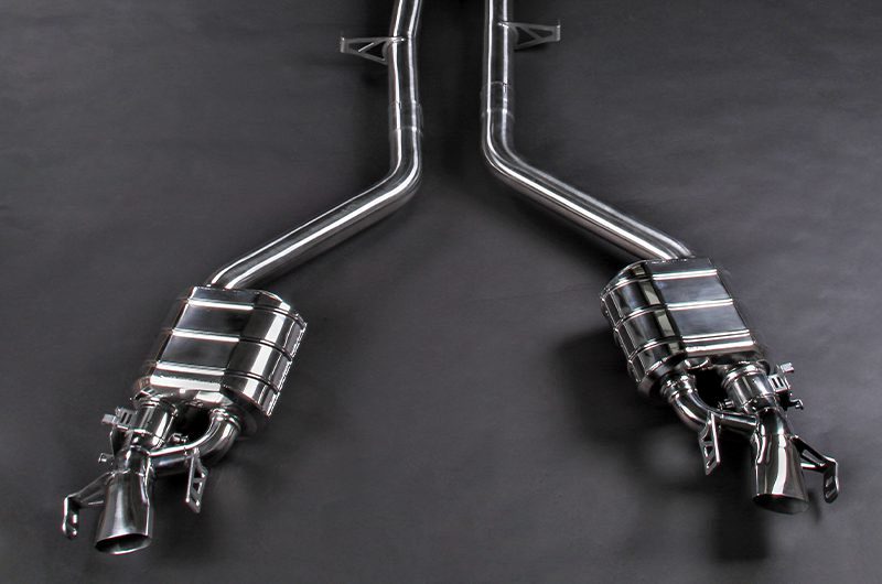 Performance Exhaust System with Exhaust Flaps & Center Silencer Delete for 2023 Mercedes-Benz S580