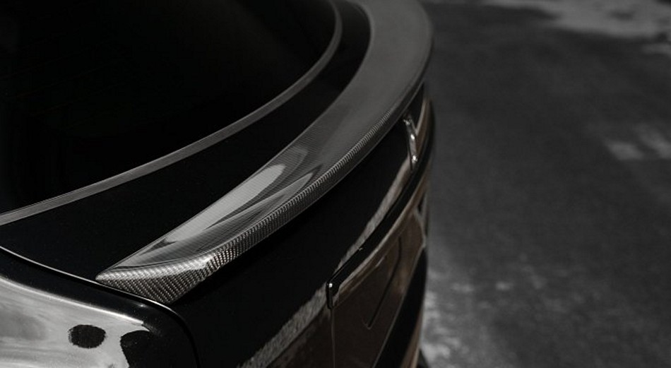 Novitec Rear Spoiler Lip – Visible Carbon – Rolls-Royce Cullinan Series II