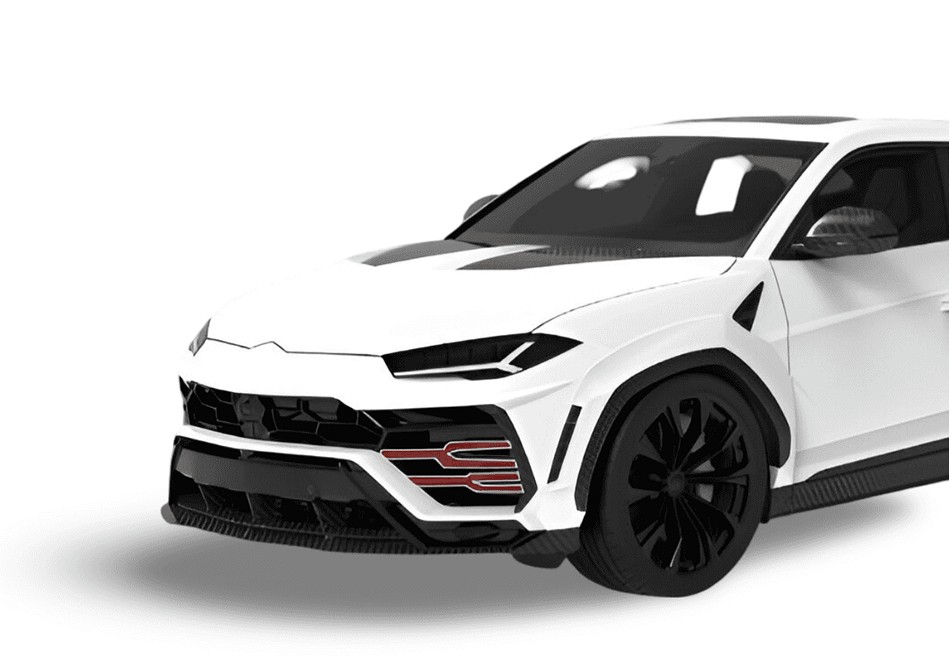 1016 Industries Front Forks – Standard Carbon / Forged Carbon for Lamborghini Urus (2018+) - Image 2