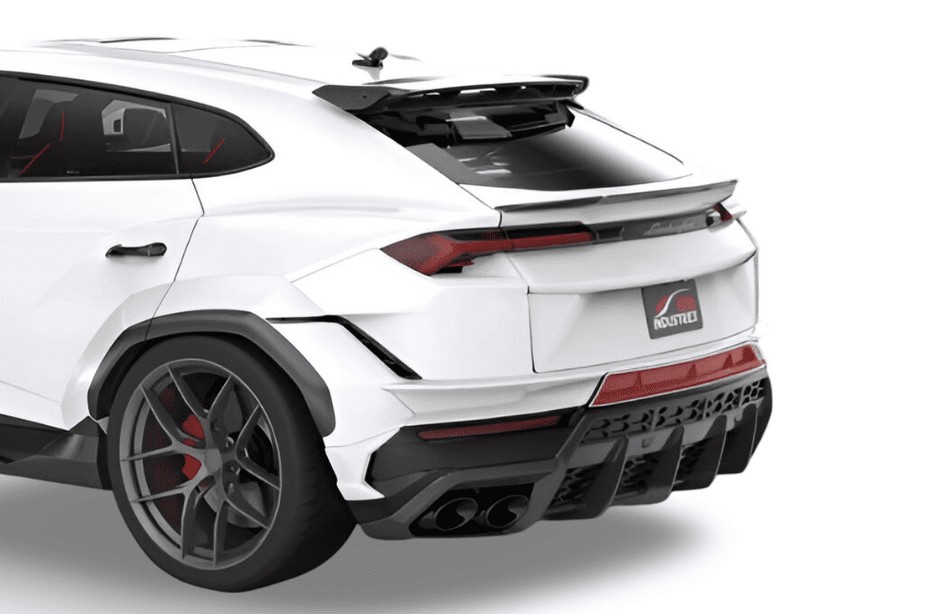 1016 Industries Rear Diffuser Insert – Standard / Forged Carbon for Lamborghini Urus S (2023+) - Image 3