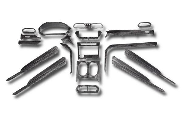 TopCar Interior Set, 18 Parts, Visible Carbon Fiber for Urus SE Light Pack