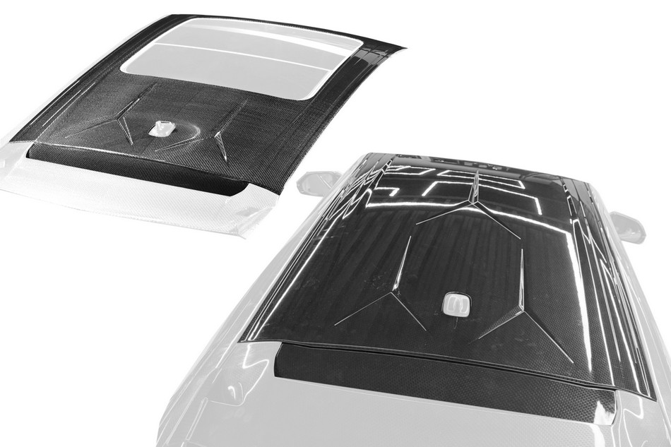 TopCar Roof, 2 pcs, Visible Carbon Fiber for Urus SE Light Pack