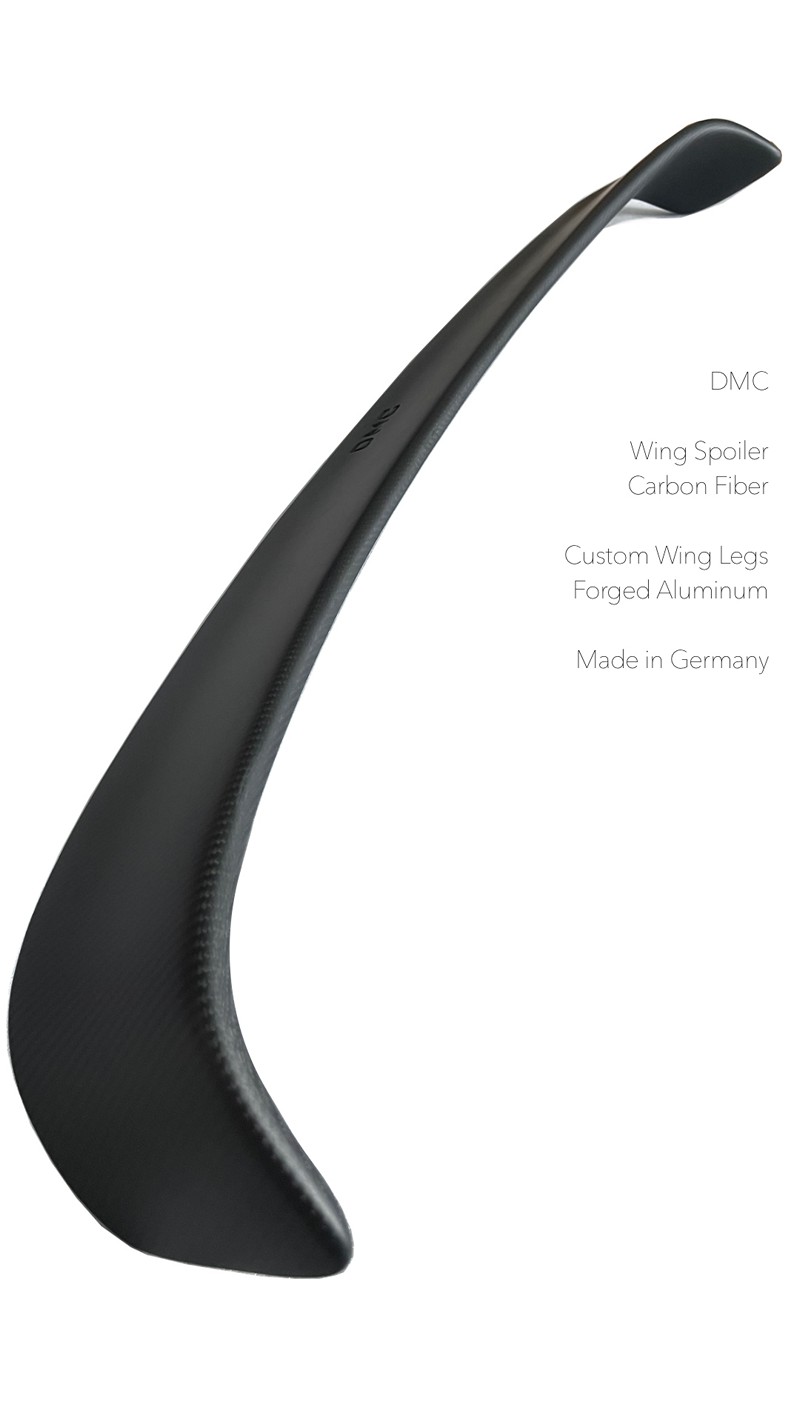 DMC Carbon Fiber Supersports Rear Wing Spoiler for Bentley Continental GTC Coupe & Convertible (2016–2017) - Image 8
