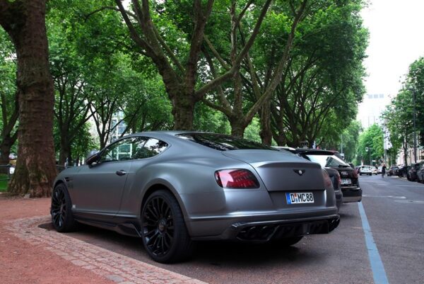 DMC Forged Carbon Fiber Side Skirts for Bentley Continental GTC Coupe & Convertible (2016–2017 Facelift)