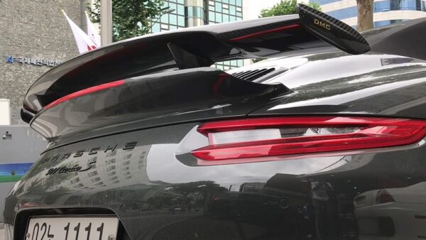 DMC “JKS” Carbon Fiber Rear Wing Replacement Spoiler for Porsche 991 Turbo S