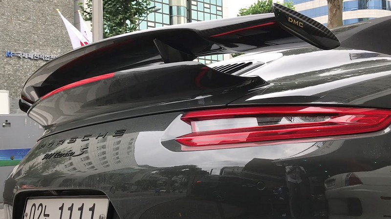 DMC “JKS” Carbon Fiber Rear Wing Replacement Spoiler for Porsche 991 Turbo S