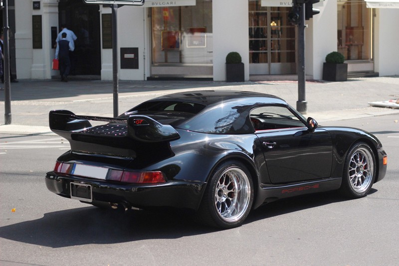 DMC Porsche 964 RSR Carbon Fiber Wing Spoiler Kit (Small Headlight Models) - Image 2