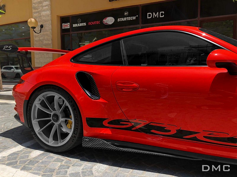 DMC Porsche 991 GT3 RS Carbon Fiber Intercooler Air Vent Covers (Rear Fenders) - Image 3