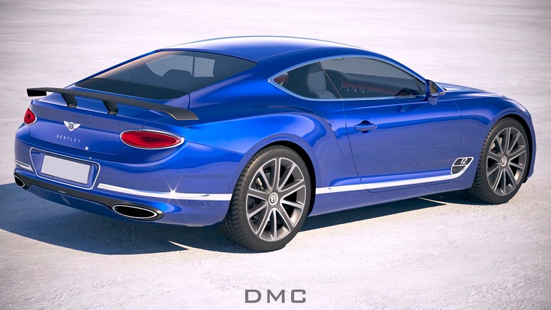 DMC Forged Carbon Fiber Rear Wing Spoiler for Bentley Continental GT / GTC (2021+)