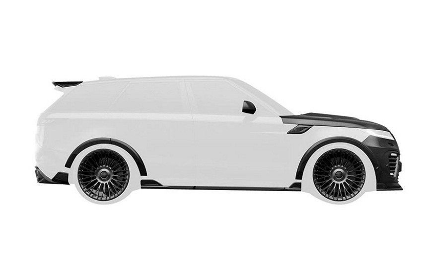 Urban Black Shadow Fixed Running Boards for Range Rover Sport L461 - Image 3