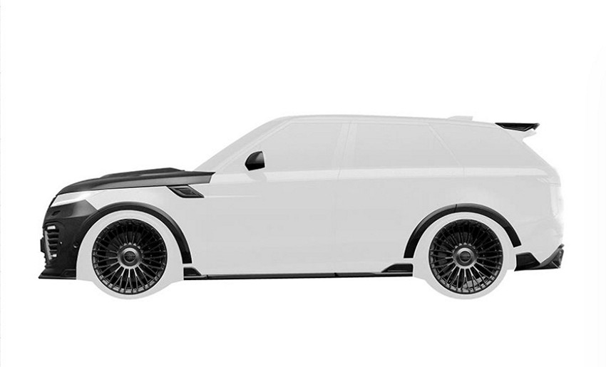 Urban Black Shadow Fixed Running Boards for Range Rover Sport L461 - Image 2