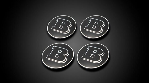 BRABUS Floating Hub Caps Ø70 for Lamborghini Urus SE