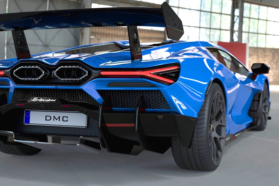 DMC Carbon Fiber Rear Wing Spoiler “EVO” for Lamborghini Revuelto Coupe & Spyder (OEM Fit)