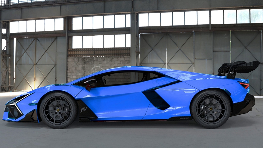 DMC Carbon Fiber Rear Wing Spoiler “EVO” for Lamborghini Revuelto Coupe & Spyder (OEM Fit) - Image 9