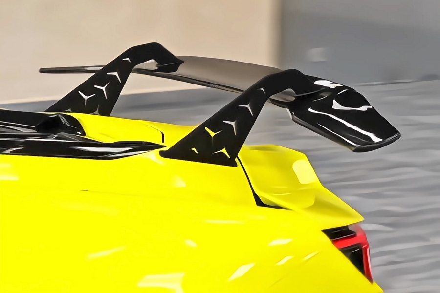 DMC Carbon Fiber Rear Wing Spoiler “Integrale” for Lamborghini Revuelto Coupe & Roadster - Image 9