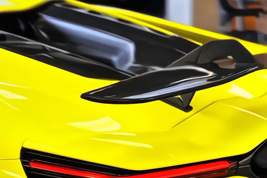 DMC Carbon Fiber Rear Wing Spoiler “Integrale” for Lamborghini Revuelto Coupe & Roadster - Image 7