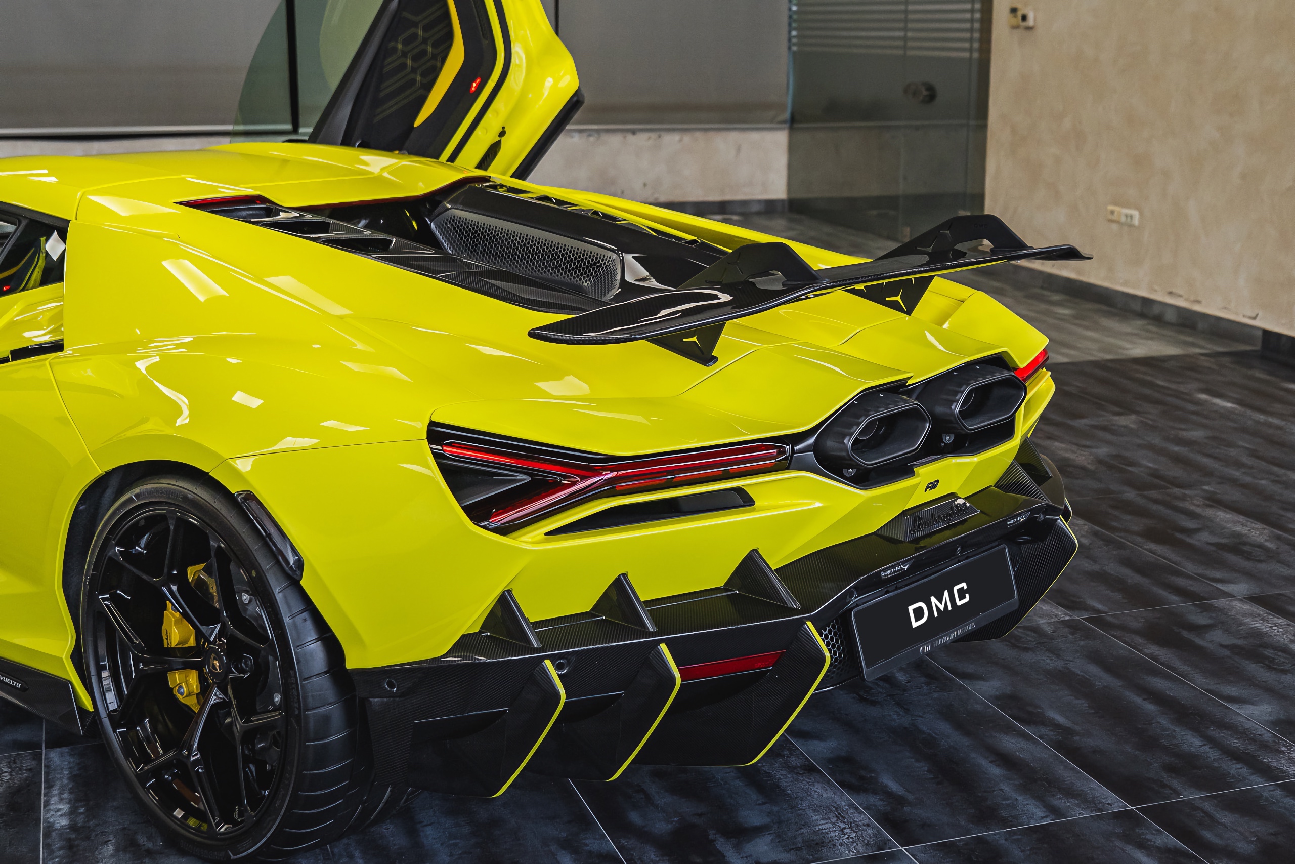DMC Carbon Fiber Rear Diffuser Fins for Lamborghini Revuelto LB744 Coupe & Roadster - Image 3