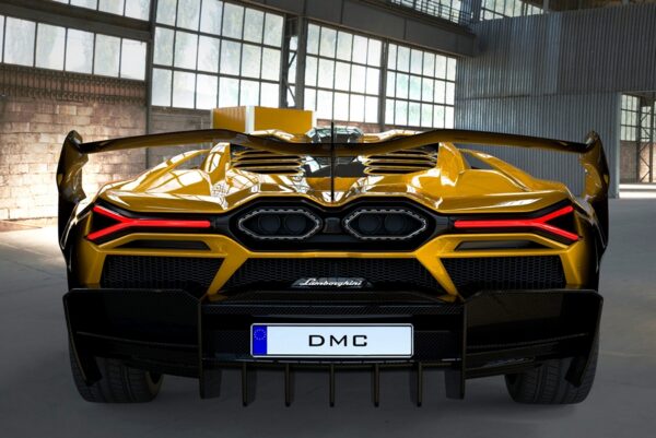 DMC Carbon Fiber Rear Bumper fits OEM Lamborghini Revuelto LB744 Coupe & Roadster