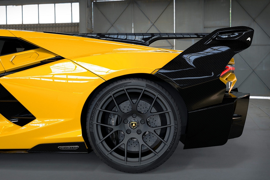 DMC Carbon Fiber Rear Bumper fits OEM Lamborghini Revuelto LB744 Coupe & Roadster - Image 10