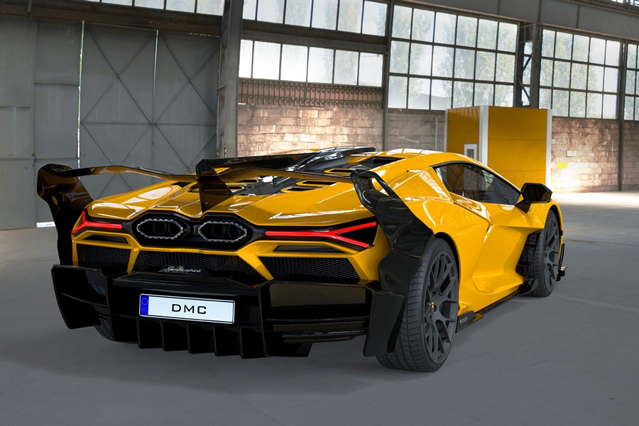 DMC Carbon Fiber Rear Bumper fits OEM Lamborghini Revuelto LB744 Coupe & Roadster - Image 8