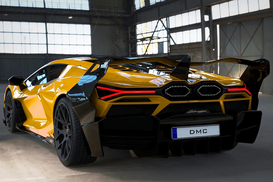 DMC Carbon Fiber Rear Bumper fits OEM Lamborghini Revuelto LB744 Coupe & Roadster - Image 6