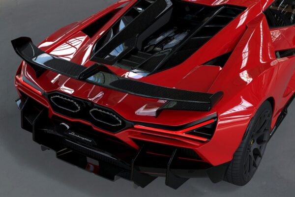 DMC Carbon Fiber Rear Diffuser Aero Tunnel for Lamborghini Revuelto LB744 Coupe & Roadster