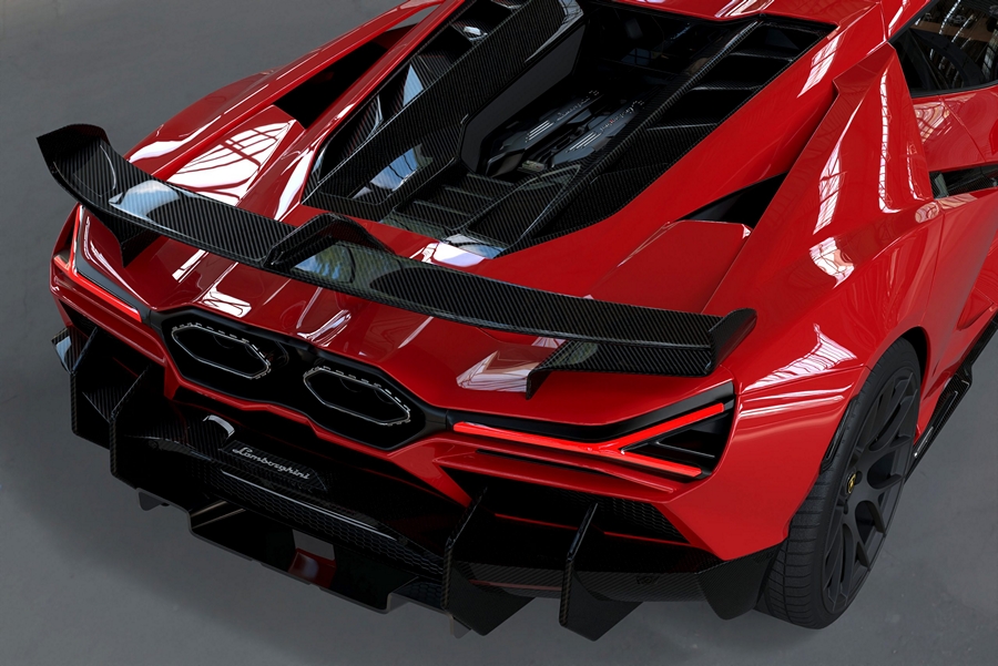 DMC Carbon Fiber Rear Bumper for Lamborghini Revuelto LB744 Coupe & Roadster - Image 4
