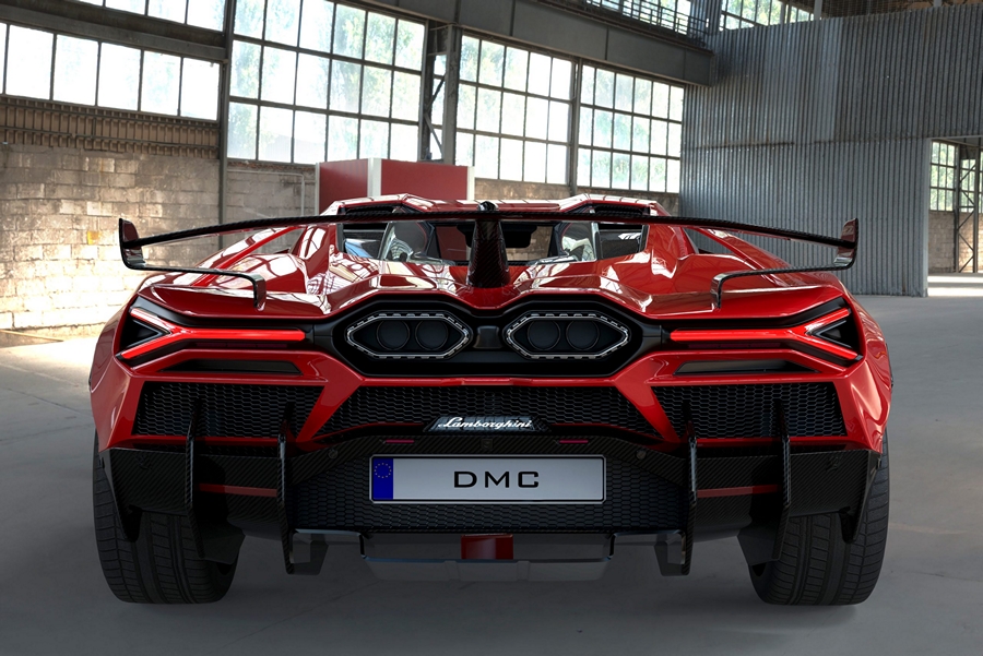 DMC Carbon Fiber Rear Bumper for Lamborghini Revuelto LB744 Coupe & Roadster - Image 3
