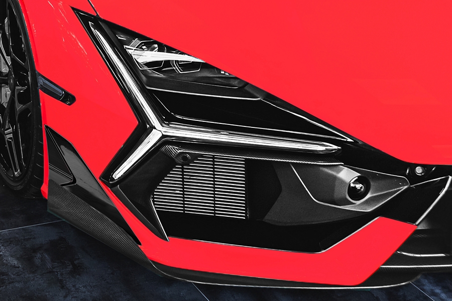 DMC Carbon Fiber SVJ-Style Front Bumper Canards for Lamborghini Revuelto LB744 Coupe & Roadster - Image 5