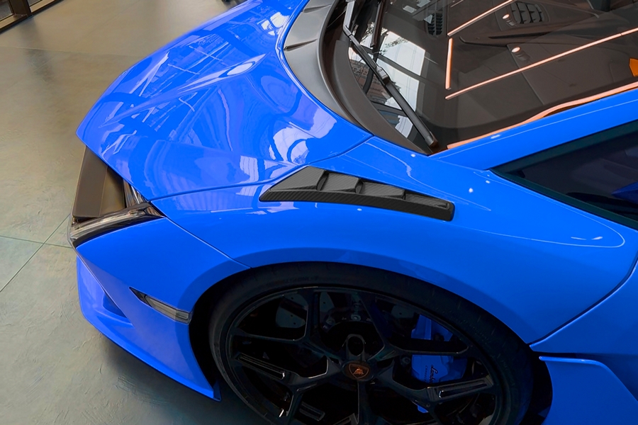 DMC Carbon Fiber Vented Front Fenders for Lamborghini Revuelto LB744 Coupe & Roadster