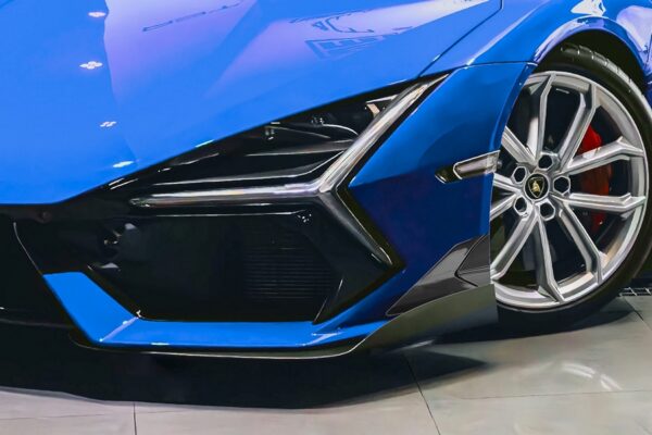 DMC Carbon Fiber SVJ-Style Front Bumper Canards for Lamborghini Revuelto LB744 Coupe & Roadster