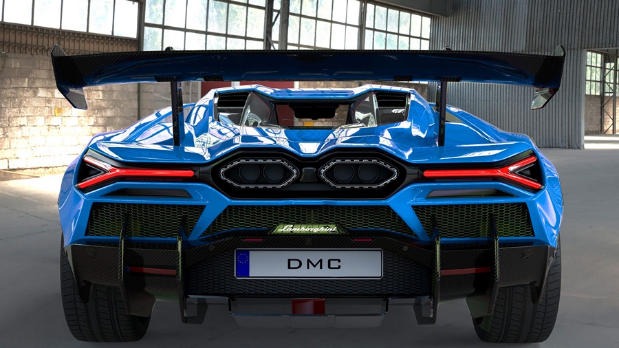 DMC Lamborghini Revuelto Carbon Fiber Body Kit “Schumacher” Aero Package for LB744 Coupe & Roadster - Image 8