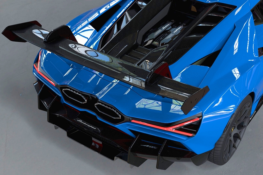 DMC Lamborghini Revuelto Carbon Fiber Body Kit “Schumacher” Aero Package for LB744 Coupe & Roadster - Image 3