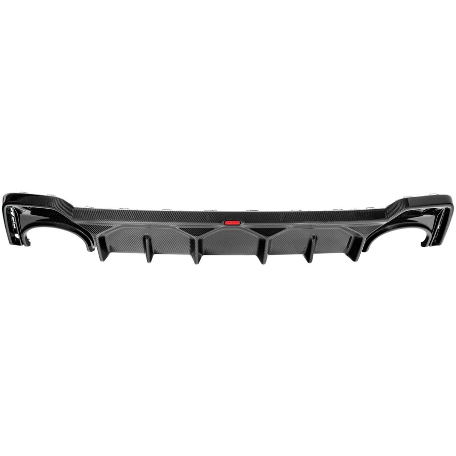 Urban Replacement Rear Diffuser in Visual Herringbone Carbon Fiber for Audi C8 RS6/RS7 - Image 3