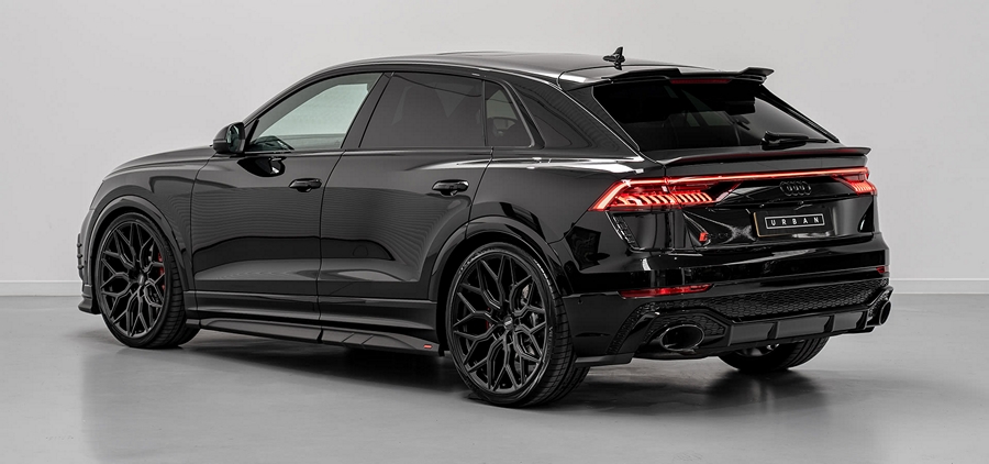 Urban Visual Carbon Rear Bumper Side Canards for 2019-2024 RSQ8